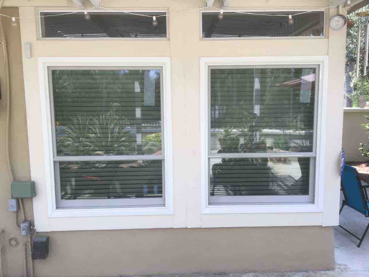 Andersen Fibrex Single Hung Oriel Windows Laguna Niguel